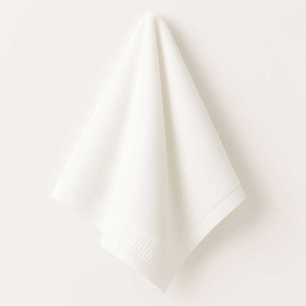 LOOM+ Pure Cotton Towel with Drawstring Pouch 3 (740x340) - 100g White