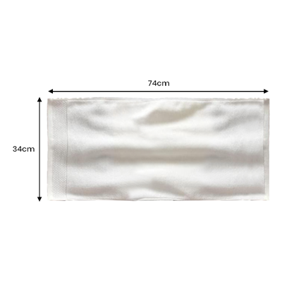 LOOM+ Pure Cotton Towel with Drawstring Pouch 3 (740x340) - 100g Brown