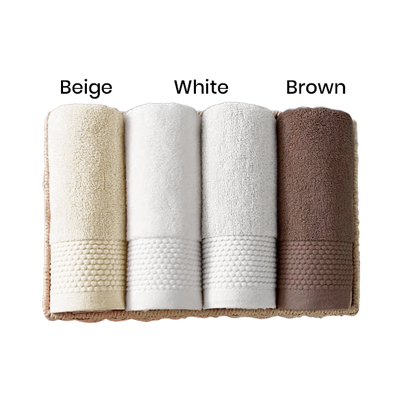 LOOM+ Pure Cotton Towel with Drawstring Pouch 3 (740x340) - 100g White