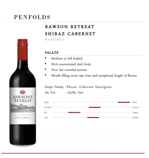 Rawson's Retreat Shiraz Cabernet | 750ml