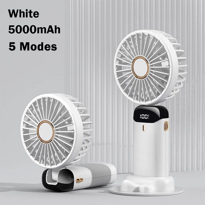 Mini Portable Foldable Small Fan - 5000MAH