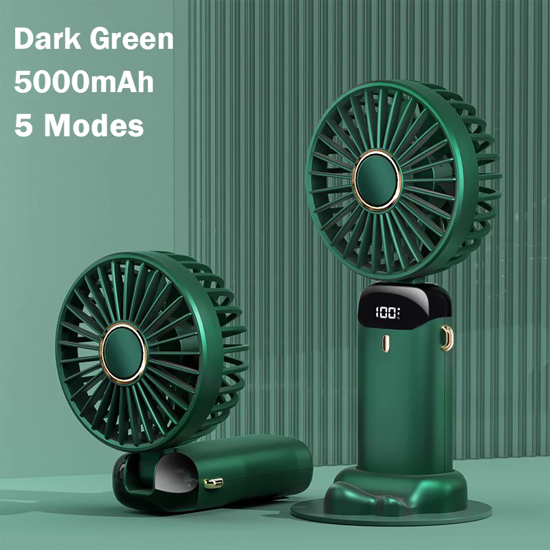 Mini Portable Foldable Small Fan - 5000MAH