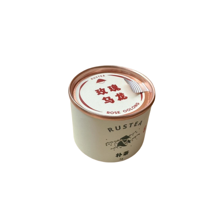 Rustea Round Tea Canister - Rose Oolong