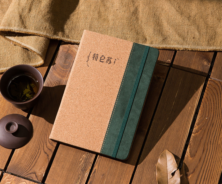 MOSSY Cork Notebook