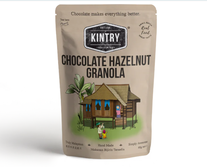 Kintry Chocolate Hazelnut Granola | 60g | Halal
