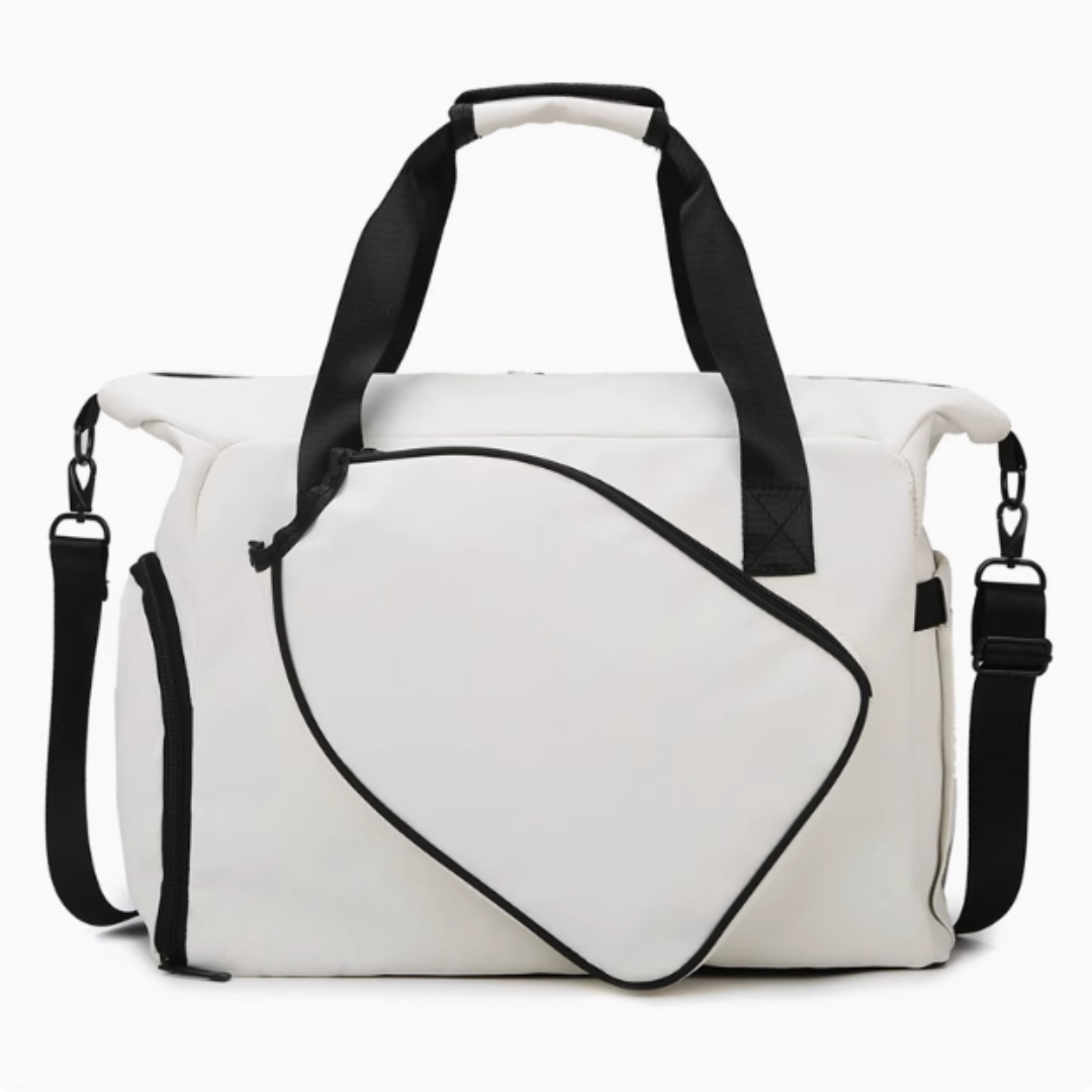ROVERMAX Pickleball Racket Duffle Bag - White