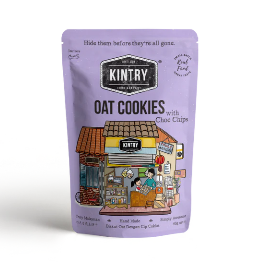 Kintry Oat Cookies Choc Chips | 40g | Halal