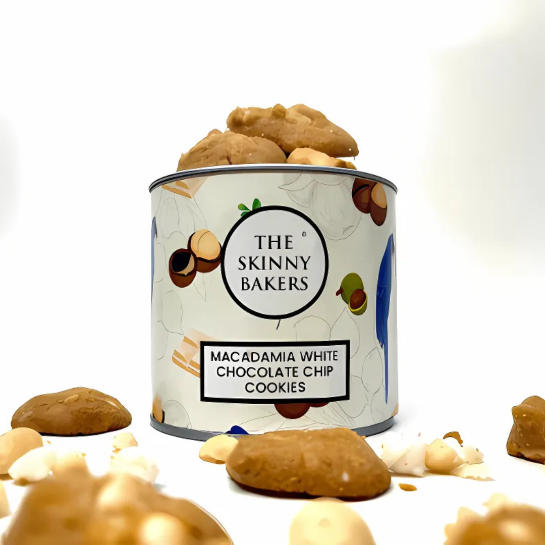 Small Canister - Macadamia White Chocolate Chip Cookies