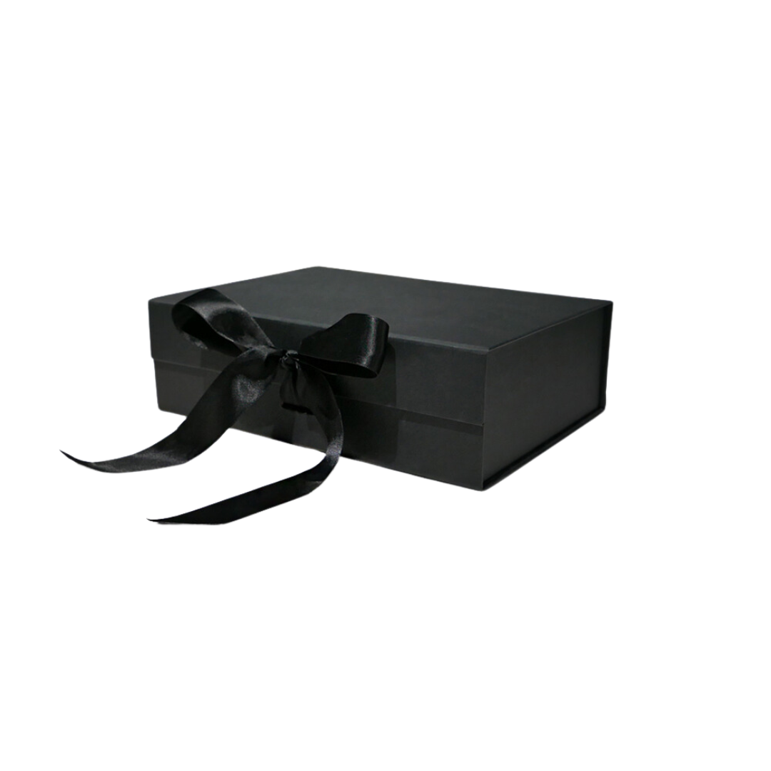 IDEAL Black Collapsible Magnetic Lid Gift Box 250 x 220 x 90 mm