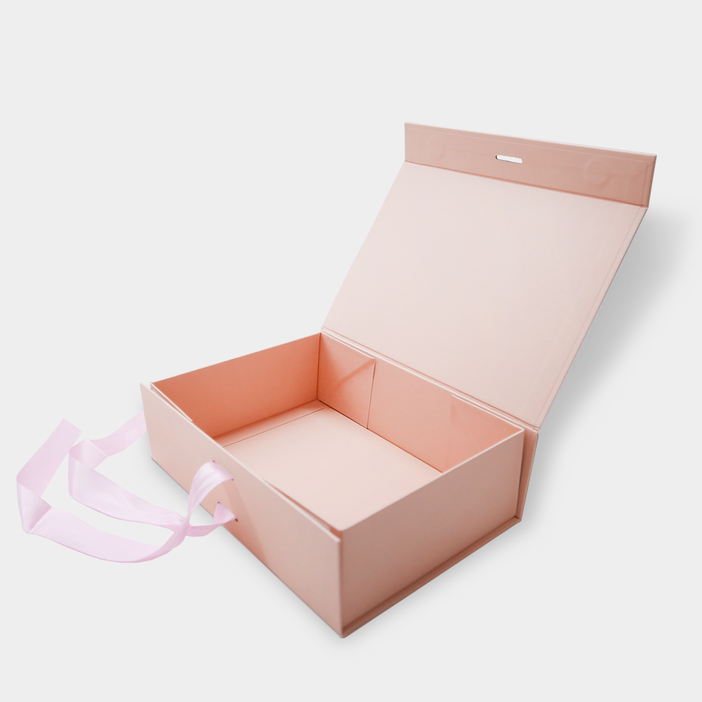 IDEAL Pink Collapsible Magnetic Lid Gift Box 230 x 170 x 70 mm