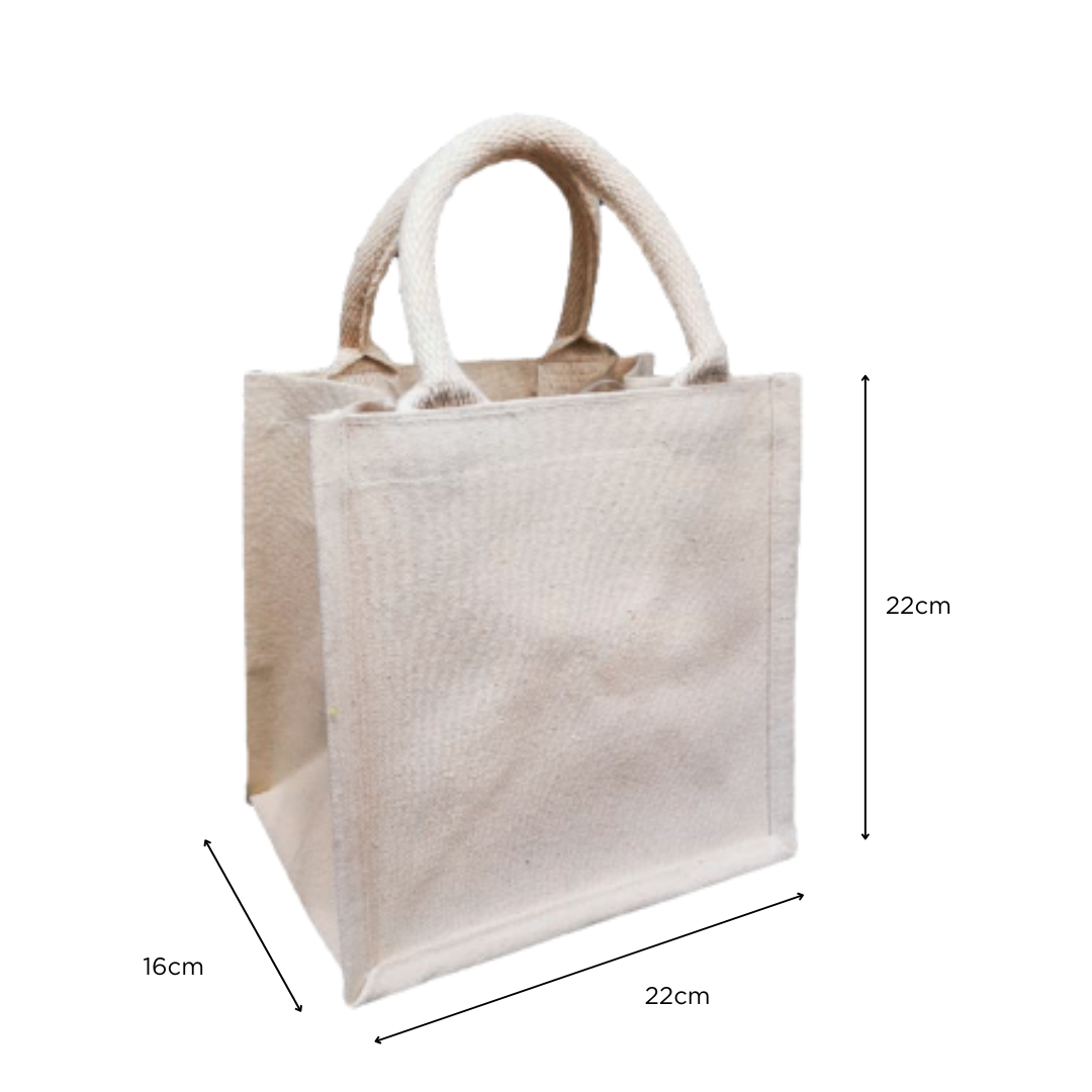 Canvas Lunch Bag Beige
