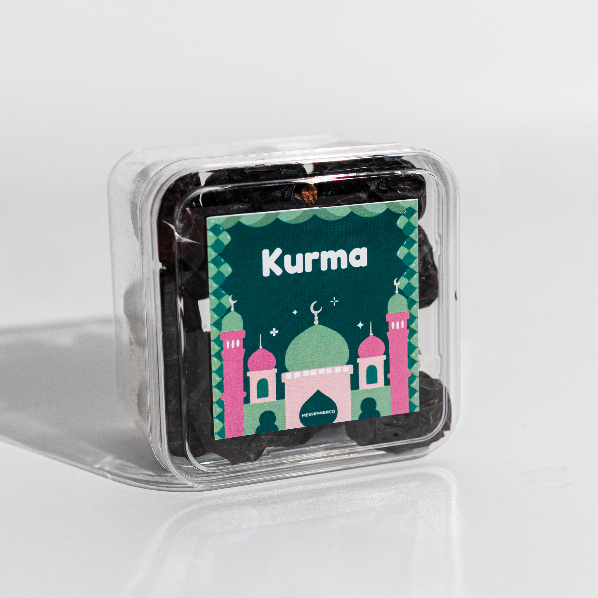 Kurma Ajwa Madinah | Ajwa Dates (300g) – Clear Container with Sticker
