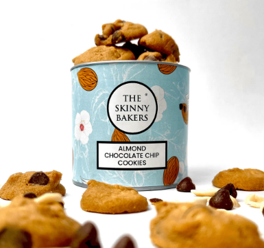 Small Canister - Almond Chocolate Chip Cookies