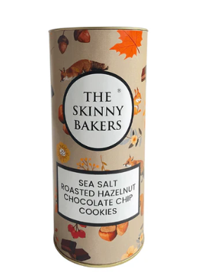 Large Canister - Sea Salt Roasted Hazelnut Chocolate Chip Cookies
