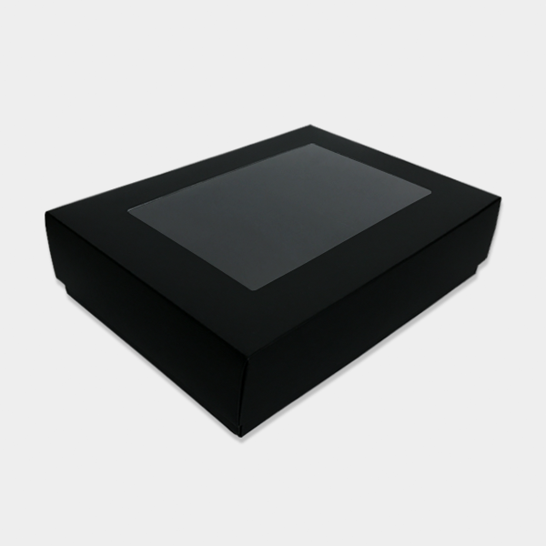 Window M-Large Rectangle Black Premier Gift Box  200 x 260 x 75 mm
