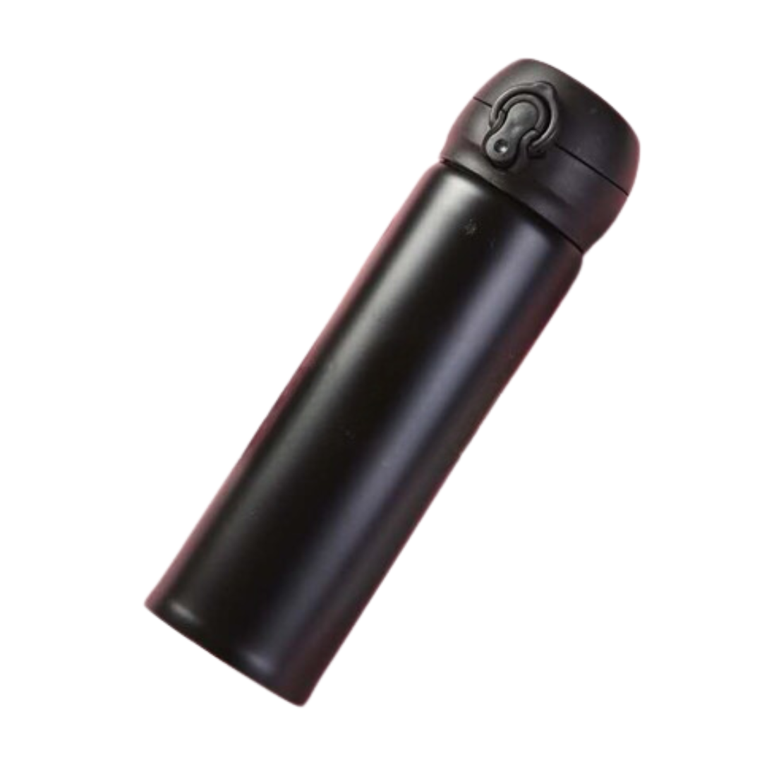 Double Wall Vacuum Flask Thermos (500ml) - Black