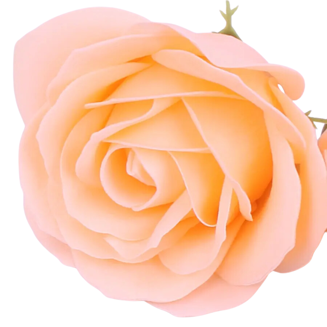 5 Layer Rose Fragrant Scented Soap Flower Orange