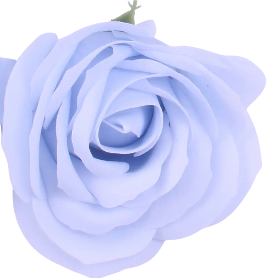 5 Layer Rose Fragrant Scented Soap Flower LightBlue