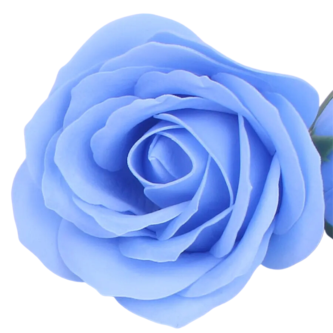 5 Layer Rose Fragrant Scented Soap Flower Blue
