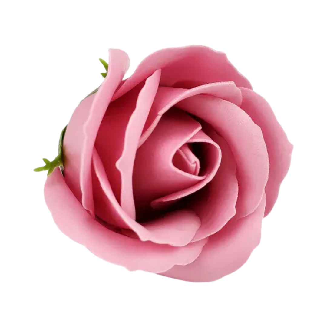 SHIOK 3 Layer Rose Fragrant Scented Soap Flower Pink