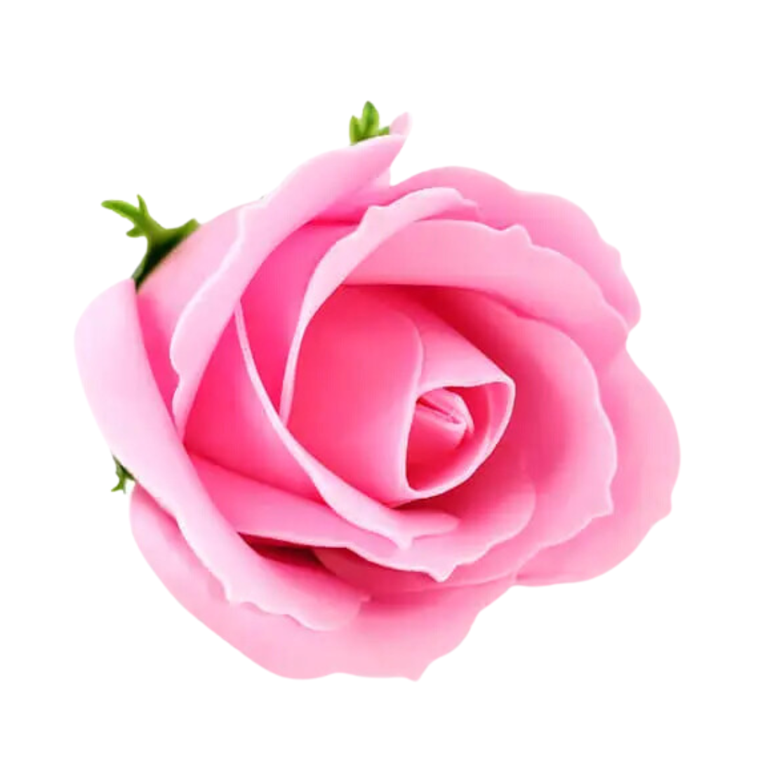 SHIOK 3 Layer Rose Fragrant Scented Soap Flower Light Pink