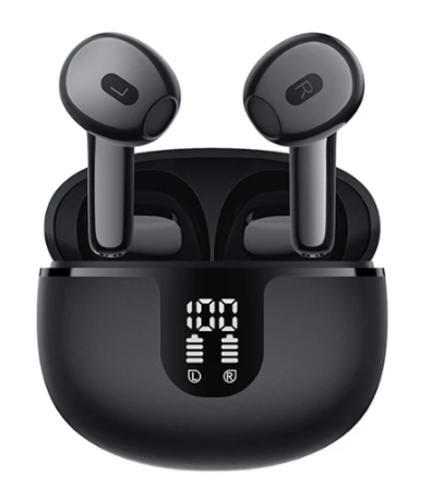 Wireless Headphone TWS 5.3 earphone Wireless Bluetooth Microphone Call Noise Reduction Earbuds - Black