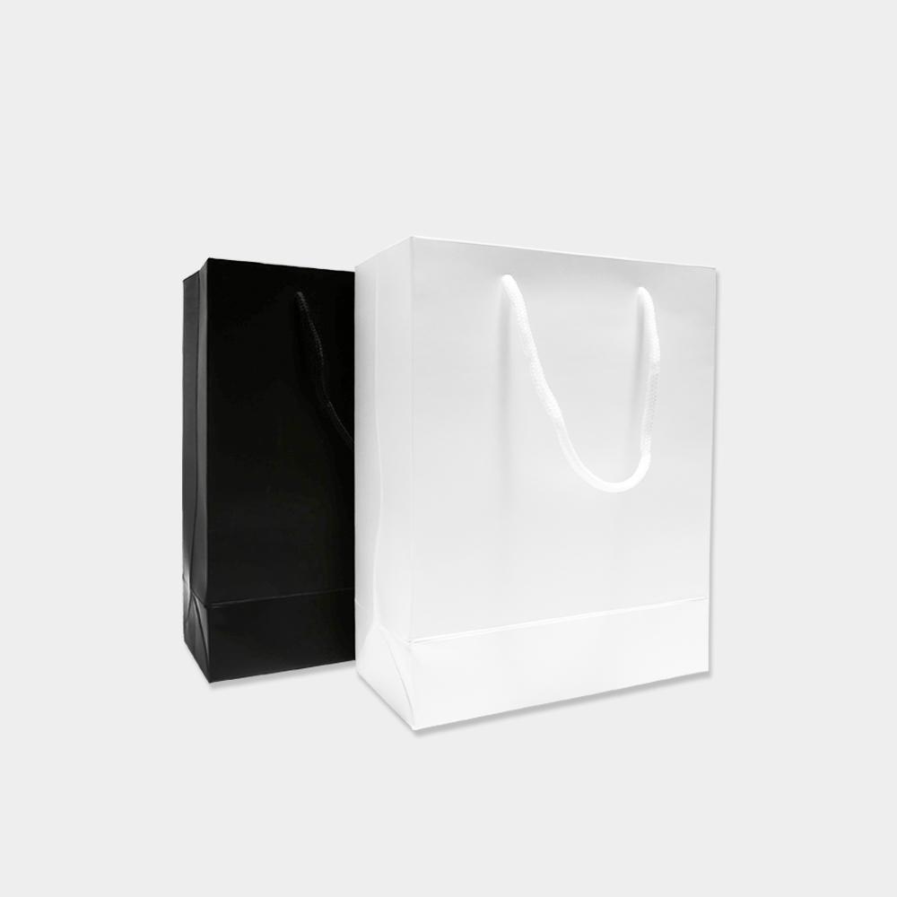 Small Portrait Premier Gift Bag 200 x 90 x 250 mm Black