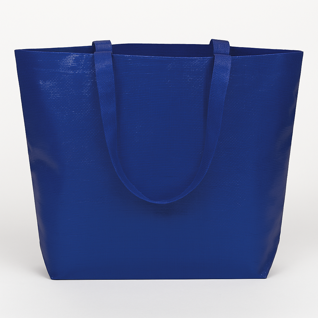 Waterproof Laminated PP Woven Bag 58x38x18cm -  Royal Blue