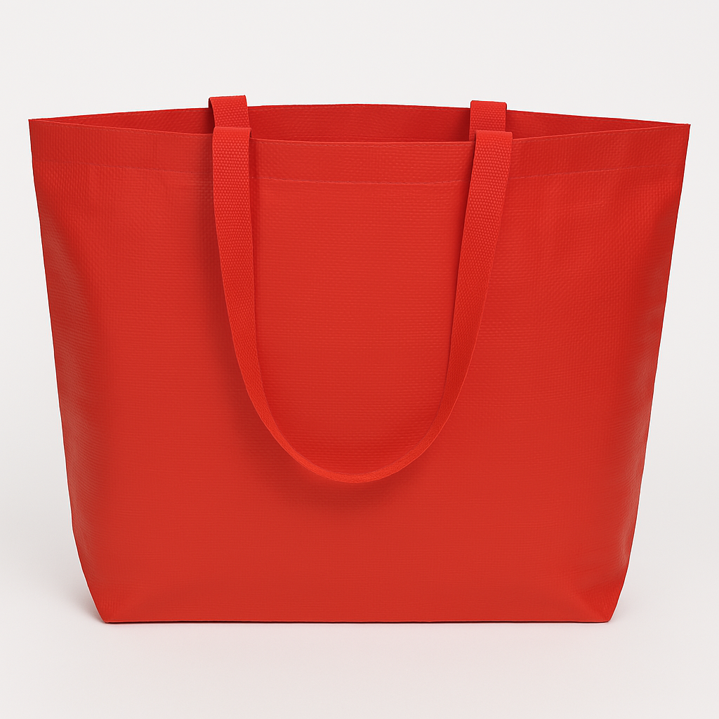 Waterproof Laminated PP Woven Bag 58x38x18cm - Red