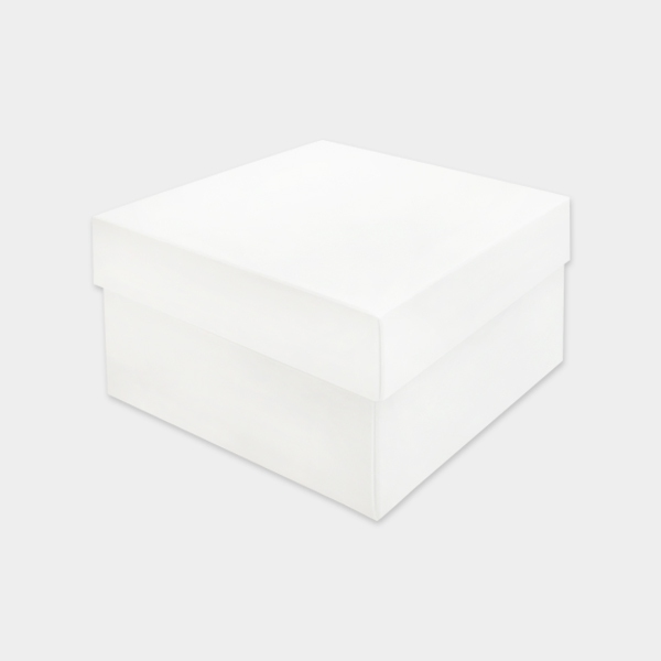 MEDIUM SQUARE WHITE PREMIER GIFT BOX 160 x 160 x 100 mm