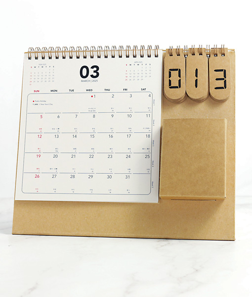 ECO Countdown Calendar - 
Sustainable Flip-Style Countdown Calendar