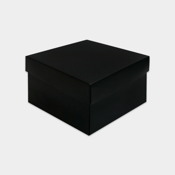 MEDIUM SQUARE MATTE BLACK PREMIER GIFT BOX 160mm  x 160mm x 100mm