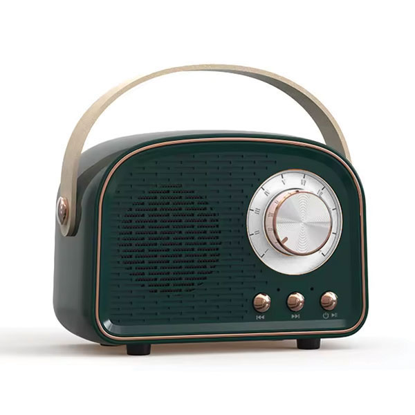 Retro Bluetooth Speaker (Dark Green)