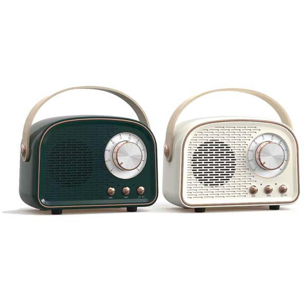 Retro Bluetooth Speaker (Dark Green)
