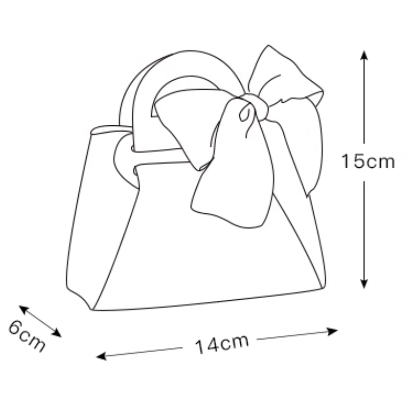 Green PU Leather Tote Doorgift Bag - 15*14*6cm