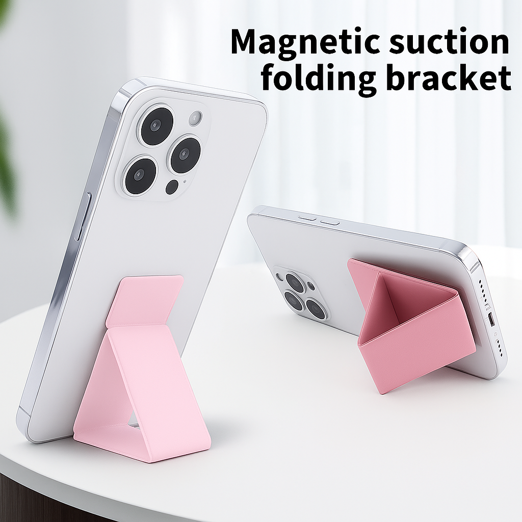 MAGNET-X Slim Magnetic Folding Phone Stand - Pink