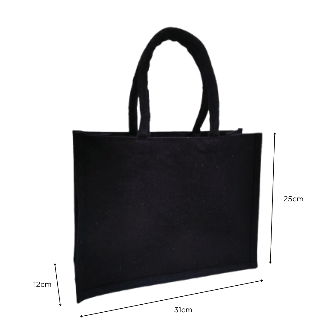 Mini Canvas (Landscape) Bag Black