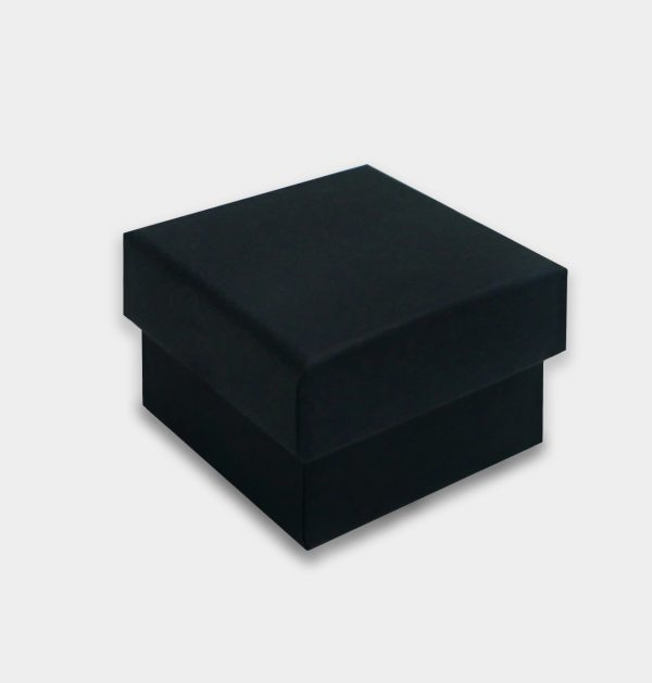 KRAFT BLACK RIGID BOX 78 x 78 x 45 mm