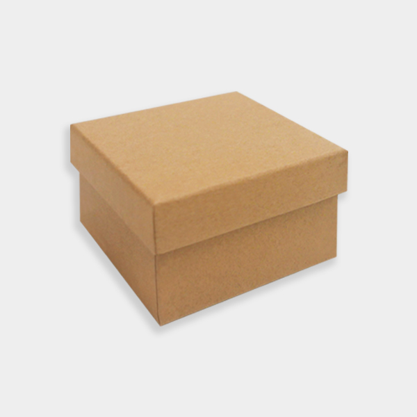 KRAFT BROWN RIGID BOX 78 x 78 x 45 mm