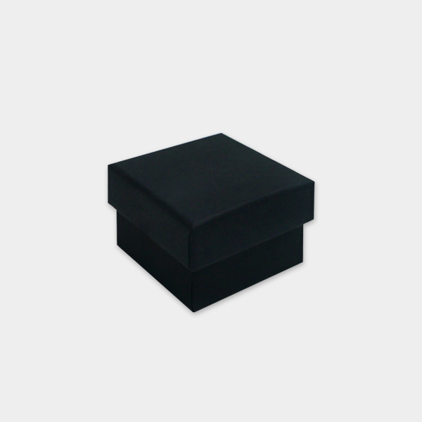 MINI KRAFT BLACK RIGID SQUARE RING BOX 45 x 45 x 35 mm