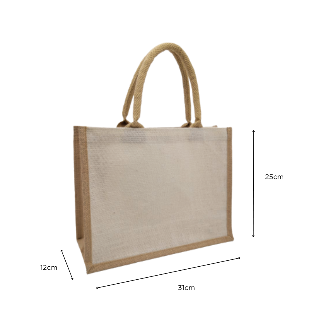 Jute Small (JS) Bag Natural Brown Beige