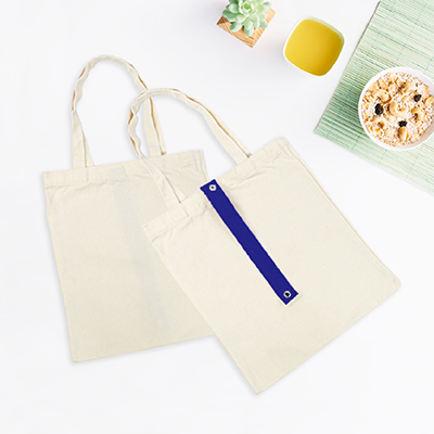 Color Strap Foldable Canvas Tote Bag – 8oz (340×400) - Yellow