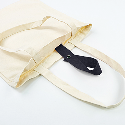 Color Strap Foldable Canvas Tote Bag – 8oz (340×400) - Yellow