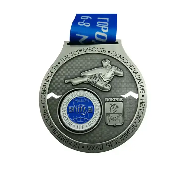 Custom Sports Medals – Zinc Alloy Gold, Silver & Bronze (Irregular Shape)