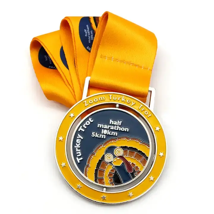Custom Sports Medals – Zinc Alloy Gold, Silver & Bronze (Irregular Shape)