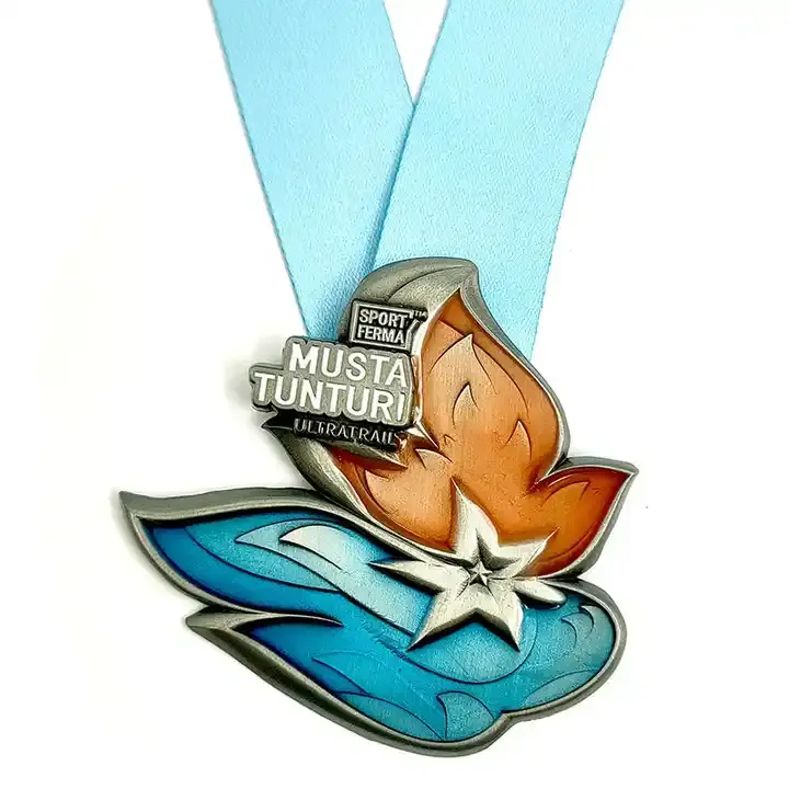 Custom Sports Medals – Zinc Alloy Gold, Silver & Bronze (Irregular Shape)