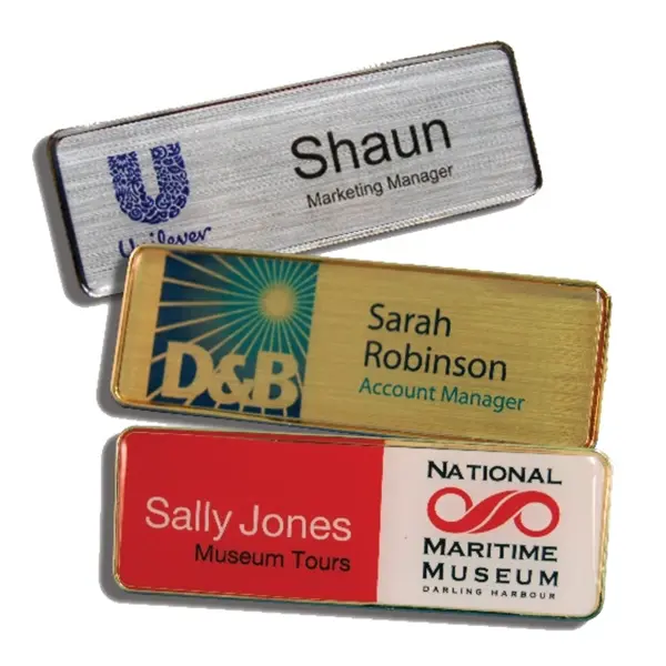 Custom Metal & Magnetic Name Badges – Sleek, Professional, Personalized