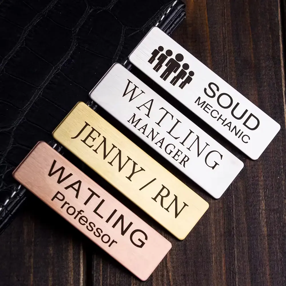 Custom Metal & Magnetic Name Badges – Sleek, Professional, Personalized