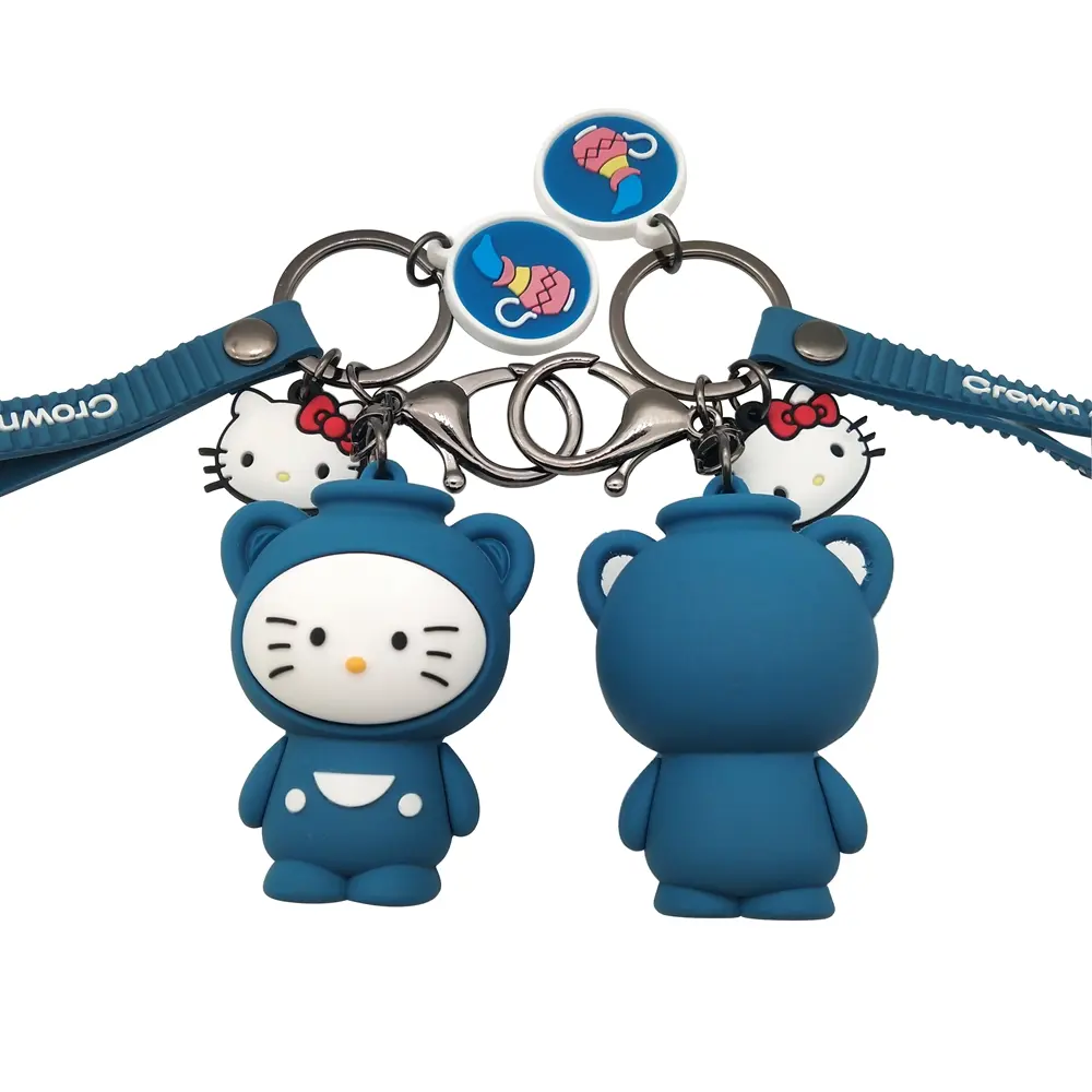 Custom 3D 2D Soft PVC Keychain