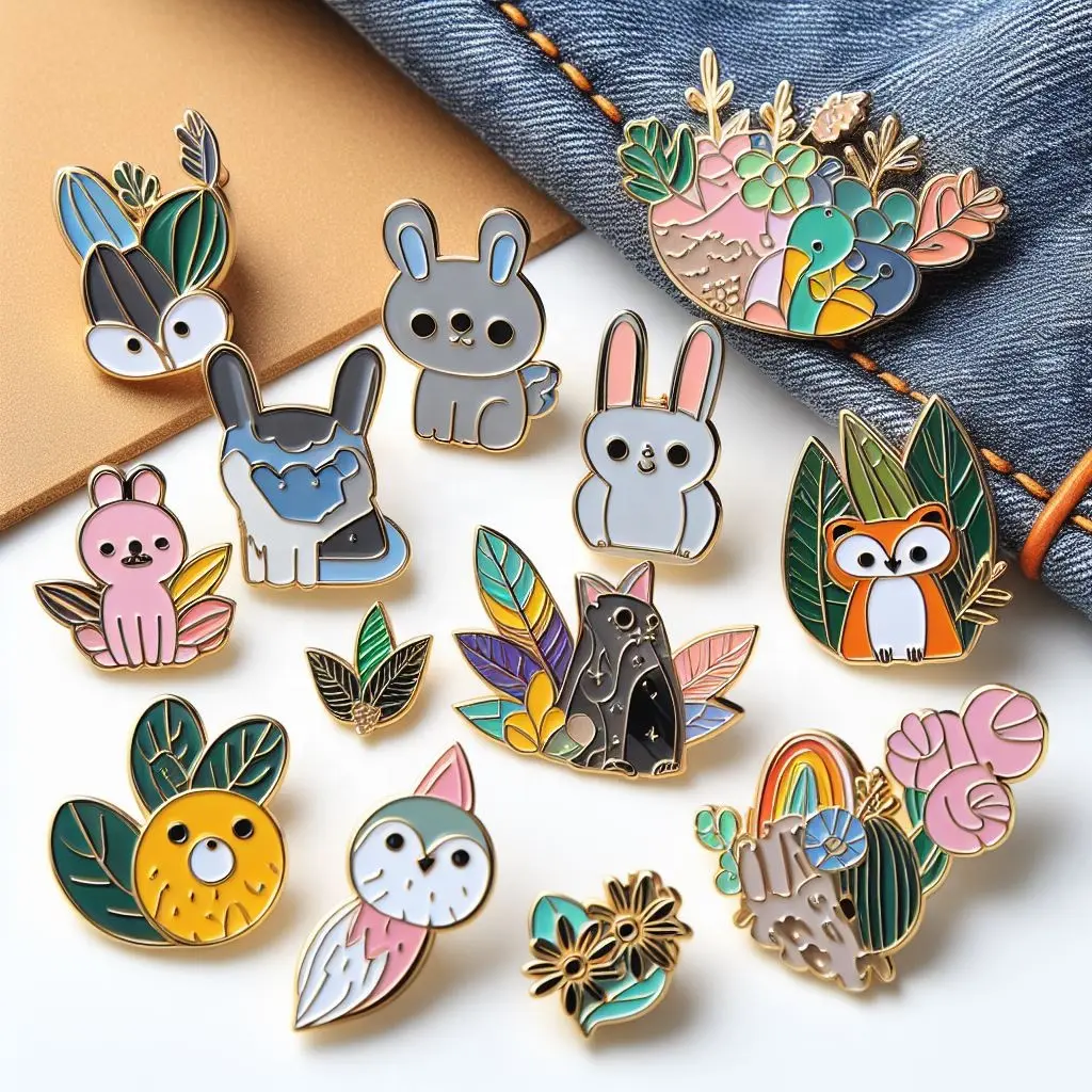 Custom Hard & Soft Enamel Pins – Bold, Durable, Brandable